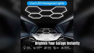 Upgrade uw garage met zeshoekige LED-werkplaatsverlichting