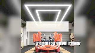 Modulair garageverlichtingssysteem met LED-verlichting van 340 W