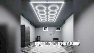 Ultiem Hexagon LED-garageverlichtingssysteem