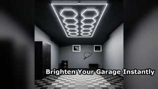 Ultieme garageverlichting 568W zeshoekig LED-systeem