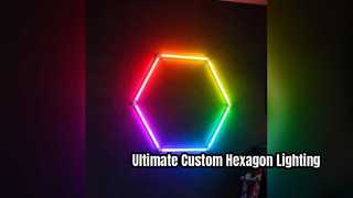 Upgrade uw ruimte met RGB zeshoekige LED-verlichting