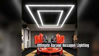 Upgrade uw garage met zeshoekige LED-verlichting van 340 W