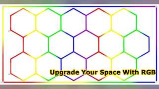 15 Hexagon RGB LED-plafondlamp Slimme verlichtingsupgrade