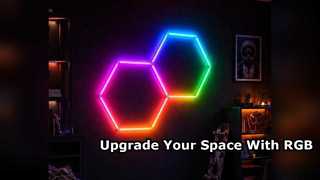 LED zeshoekig licht RGB modulair honingraatplafondsysteem met flexibele installatieopties voor garage, sportschool, werkplaats en kantoor