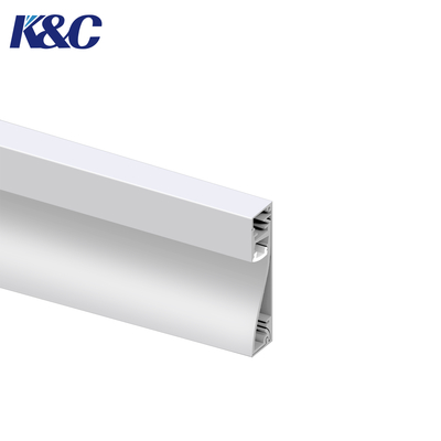 Goede prijs LED Plint Aluminium Profielen Meerdere Kleuropties Naadloze Verbindingen Aangepaste Lengtes online