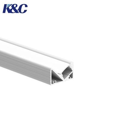 Goede prijs 3M 6063 Aluminium LED-kanaal met geïntegreerde LED-voeding en afmetingen van B18,0 × H32,0mm online