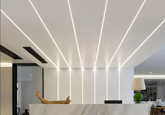 Goede prijs LEIDEN Gipsplaatprofiel voor Plafond Lichte Bar die Zwart Strokenkanaal In een nis gezet Drywall Pleistergips aansteekt online