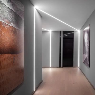 LEIDEN Gipsplaatprofiel met van het de Strookaluminium van PC PMMA In een nis gezette Geleide het Profieloem Edm 6063 T5-Aluminium