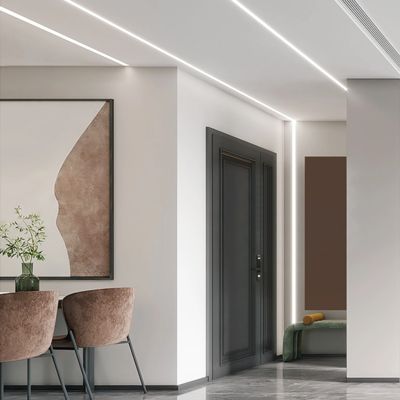 Goede prijs De Stroken van de plafondverlichting leidden Gipsplaat het Profiel In een nis gezette Drywall Kanaal van het Gipsaluminium online