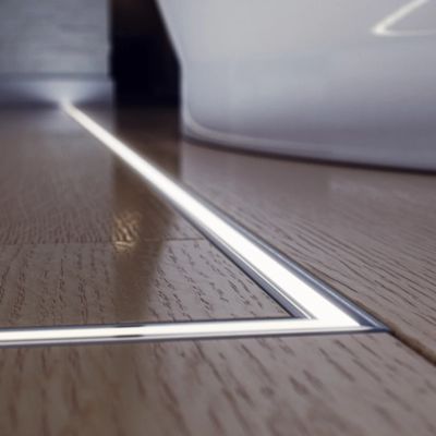 Goede prijs W50*H35mm In een nis gezet Aluminium LEIDEN Profiel met PC-verspreider voor lineair licht online