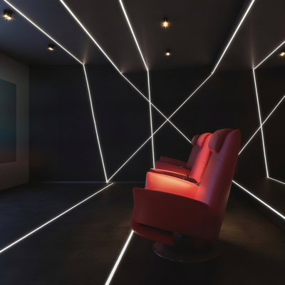 W16.6*H7mm Geleid Aluminiumprofiel voor lineaire Verlichting met PC-verspreider