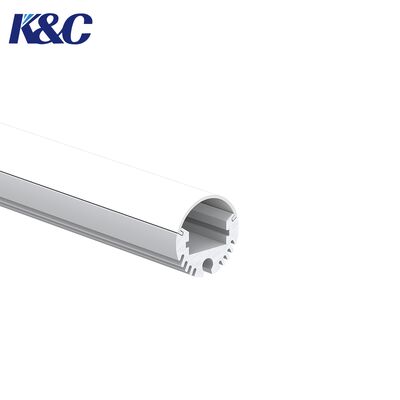 Goede prijs 6063 T5 Ronde LED-extrusie met PC-deksel voor ophanginstallatie online