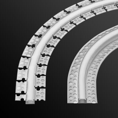 Goede prijs Flexibel buigbaar LED-aluminiumprofiel met 6063 T5-aluminiumlegering en siliconen cover voor LED-strookkanaal online