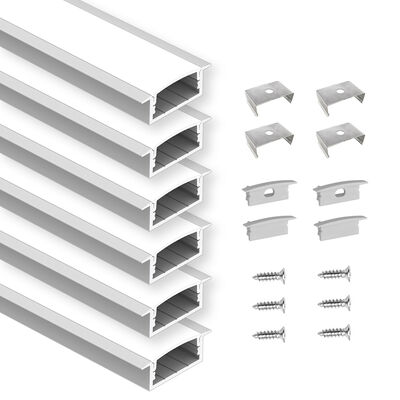 Goede prijs Aluminium-LED-profiel met aluminiumlegering 6063 en geanodiseerd oppervlak voor decoratieve verlichting online
