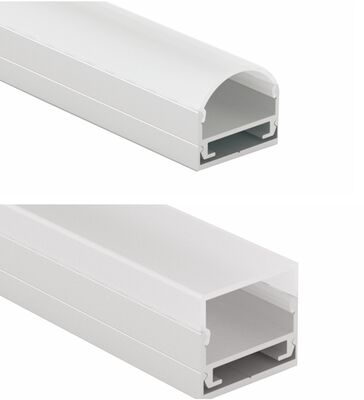 Goede prijs 6063 T5 Aluminiumlegering LED-strook Aluminiumprofiel met PC-deksel voor decoratieve verlichting op het oppervlak online