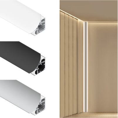 Goede prijs 6063 T5 Hoek LED-profiel van aluminiumlegering met geanodiseerd oppervlak voor decoratieve verlichting online