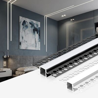Goede prijs 6063 T5 Aluminiumlegering LED Aluminiumprofiel met sandblasting oxidatie en 5-jarige garantie voor LED-strookkanaal online