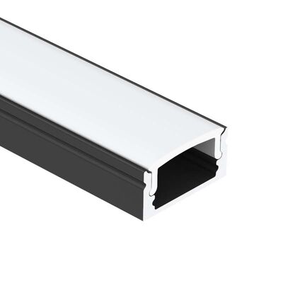 Goede prijs K17 Opbouw LED Aluminium Profiel met PMMA PC Diffuser voor 12mm LED Strip in 6063 T5 Legering online
