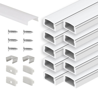 Goede prijs 6063 T5 LED-strookprofiel van aluminiumlegering met aanpasbare lengte en 5-jarige garantie online