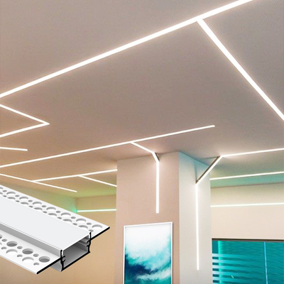 Goede prijs 6063 T5 LED-stripkanaal van aluminiumlegering met verzonken installatie en 5 jaar garantie online