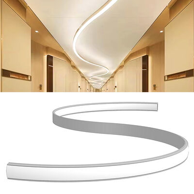 Goede prijs 6063 T5 Aluminiumlegering LED-strook Aluminiumprofiel met sandblasting oxidatie en up & down schaduwrichting online