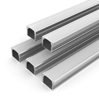 Goede prijs Oppervlakte-montage LED-strook Aluminiumprofiel met geanodiseerd oppervlak en PC-deksel voor decoratieve verlichting H7.5mm * W12.0mm online
