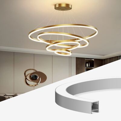 Goede prijs 6063 T5 LED-kanaal van aluminiumlegering met 50000 uur levensduur voor pcb's Breedte tot 12 mm online