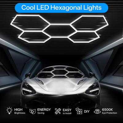 Goede prijs K&C Hexagon Light LED Plafond Wand Detail Studio Posh Workshop Light Diy Led Honeycomb Auto Workshop Garage Werk licht online