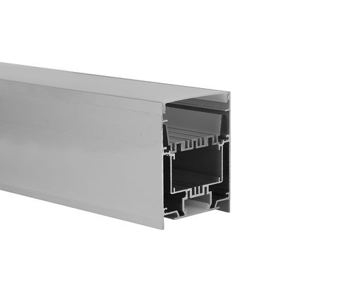 Goede prijs Geleid aluminiumkanaal met PC-verspreider 75*95mm voor boven en beneden Verlichtings LEIDEN Profiel online