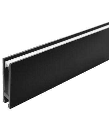 Het geleide profiel W9.8*H25.4mm van het strookaluminium anodiseerde Opgeschort LEIDEN Aluminiumprofiel
