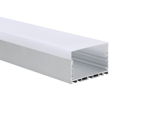 Goede prijs Lineaire lichte uitdrijving 75x50mm met PC-dekkings van het LEIDENE het Profiel Strookaluminium online