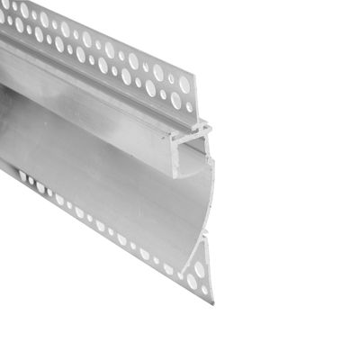 Goede prijs In een nis gezet Aluminium Geleid Kanaal met PC-verspreider voor drywall gipsmuur online