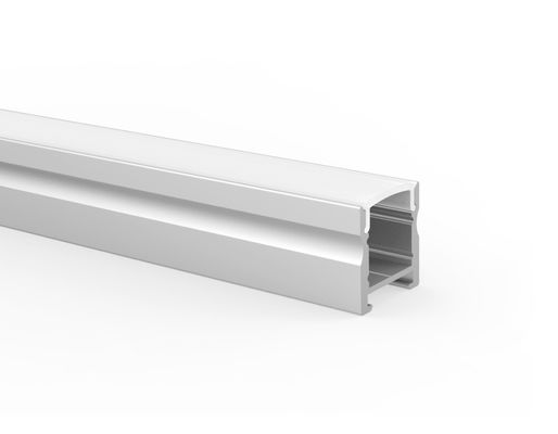Goede prijs Het opgedoken opgezette geleide aluminiumprofiel zette Strook Licht Kanaal met PC-verspreiderdekking in een nis online