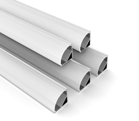 Van het LEIDENE het Profiel Hoekaluminium leidde aluminiumprofiel voor geleide strookverlichting 45D 90D