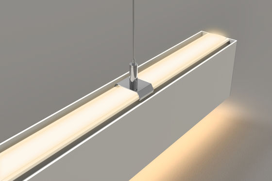 Goede prijs de lichte 35mm breedte van aluminiumprofiel 55mm hoogte binnen 27.8mm PCB voor up&downverlichting online