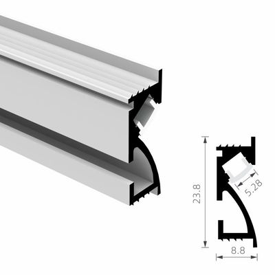 Goede prijs PCB 5mm T5 6063 Lineaire Lichte LEIDEN Profiel online