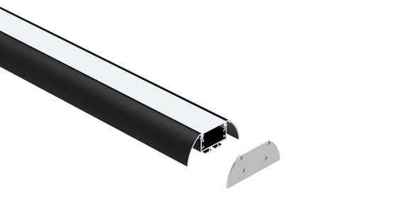 Geleid Profiel 6063 T5 van het Strookaluminium met PC-Verspreider voor commerciële verlichting