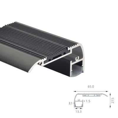 Goede prijs Van de LEIDENE van Opal Anodized H27.5mm de Deklaag van de de Profielennevel Aluminiumuitdrijving online