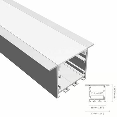Goede prijs Antiglans Geleid het Aluminium LEIDEN van het Kanaalprofiel T5 6063 het hijsen In een nis gezet Profiel online