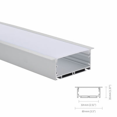Het geanodiseerde Magnetische Aluminium leidde Profiel IP45 met PC Berijpte Dekking