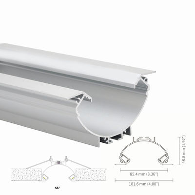 Het Aluminium LEIDEN van nevelcaoting H48.8mm In een nis gezet Profiel IP20 voor Plafondlicht