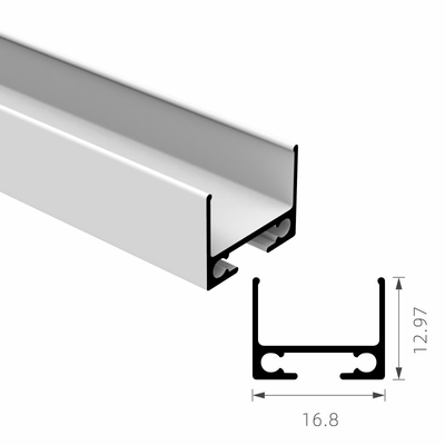 Goede prijs de 6063 Zwarte het Aluminium LEIDENE van t5 Profiel Uitgedreven Profielen van Heatsink online