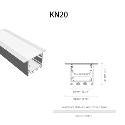 Goede prijs 6063 T5 In een nis gezet LEIDEN Aluminiumprofiel IP20 Waterdichte Heatsink online