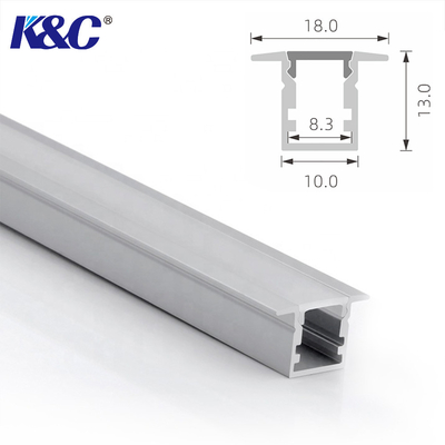 Goede prijs Vlakke 18*10mm In een nis gezette Aluminium LEIDENE Profiel Opgezette Indstallation online