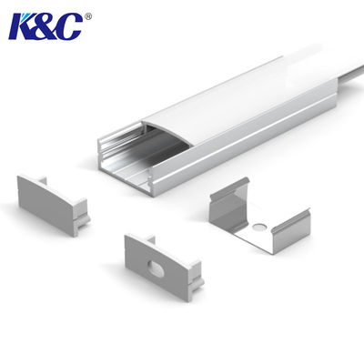 Geleid de Uitdrijvingskanaal 6063 T5 Legering Geanodiseerde PMMA van het Profielaluminium