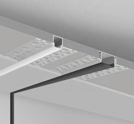 T5 6063 In een nis gezet Aluminium Geleid Profiel 5mm PCB van PC Pmma voor Drywall