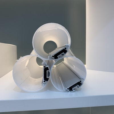 Decoratie om LEIDEN Aluminiumprofiel 6063 T5-Diameter 60mm PC-Dekking