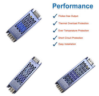 Goede prijs LEIDENE van 60W 100W 200W Voeding gelijkstroom 12V 24V AC220V - 240V-HOOFDbestuurder Switching IP20 online